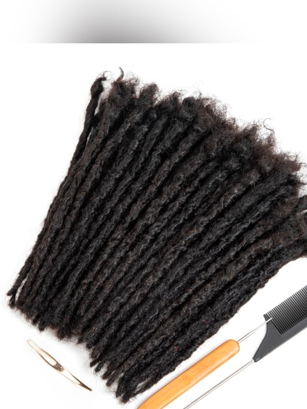 Daixi 60 Strands 0.8cm Human Hair Dreadlock Extentions